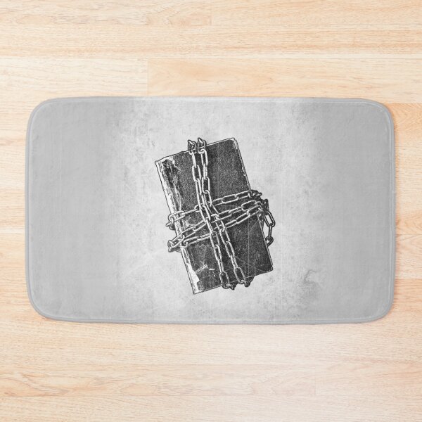 Item preview, 'Forbidden Chained Book' Gothic Horror Dark Fantasy Illustration designed and sold by Ghoul Enterprises.