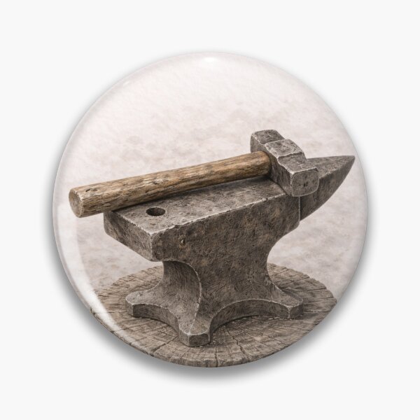 Item preview, Medieval Blacksmith Anvil Hammer Rustic  designed and sold by Ykvaere.