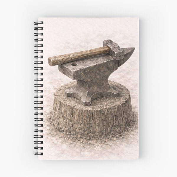 Item preview, Medieval Blacksmith Anvil Hammer Rustic  designed and sold by Ykvaere.