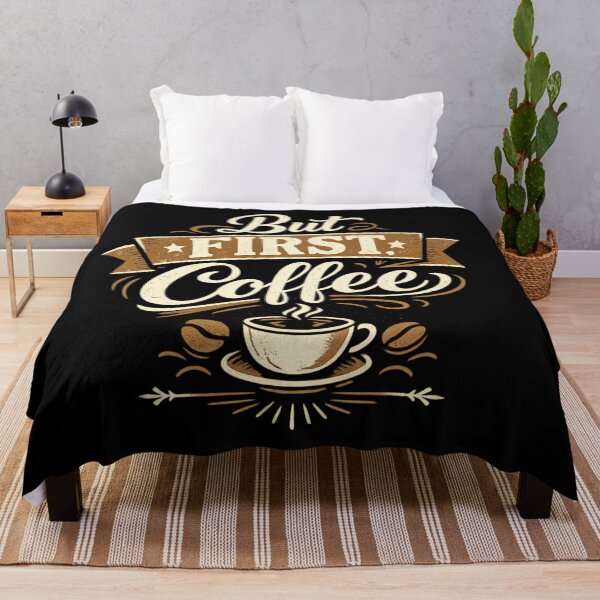 Item preview, But First Coffee - Vintage Typography & Coffee Cup designed and sold by Prime_1.