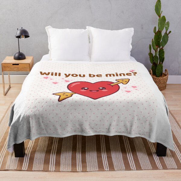 Item preview, Will You Be Mine? - Cute Kawaii Heart and Arrow designed and sold by Rehnair.