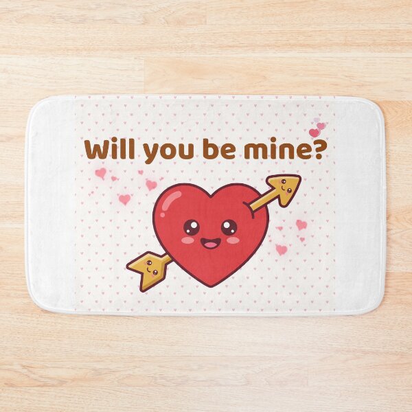 Item preview, Will You Be Mine? - Cute Kawaii Heart and Arrow designed and sold by Rehnair.