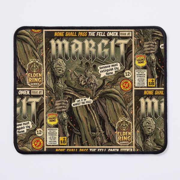 Item preview, Elden Ring Margit the Fell Omen Vintage Comic Cover Art designed and sold by Back2Collage.