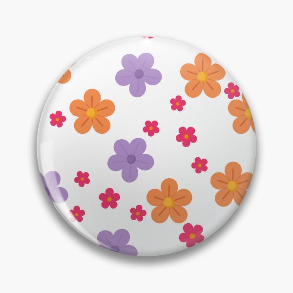 Item preview, Cute Retro Floral Pattern | Colorful Flower Aesthetic | Spring Daisy Print designed and sold by RushVibeWear.