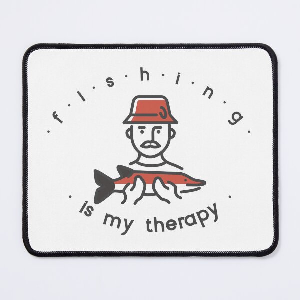 Item preview, Fishing Is My Therapy designed and sold by Lilypandala.