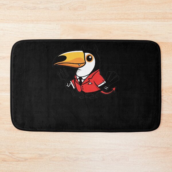 Item preview, Toucan Devil Character with Trident designed and sold by k3rstman1.