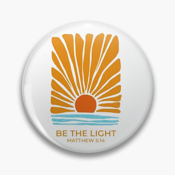 Item preview, Retro Be The Light Matthew 5:14 Christian designed and sold by jeradozola.