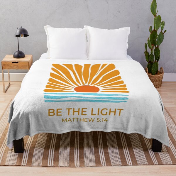 Item preview, Retro Be The Light Matthew 5:14 Christian designed and sold by jeradozola.