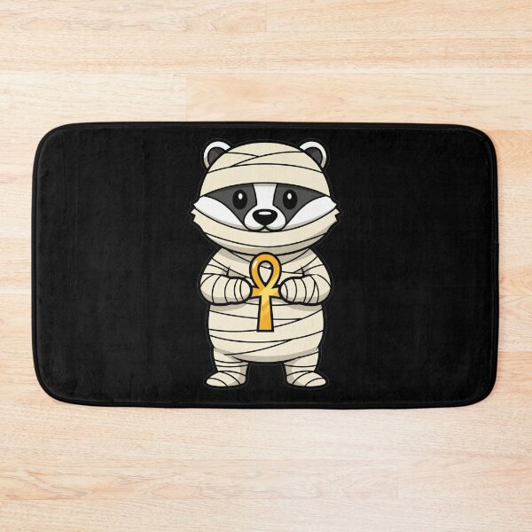 Item preview, Cute Mummy Raccoon with Golden Egyptian Ankh designed and sold by k3rstman1.