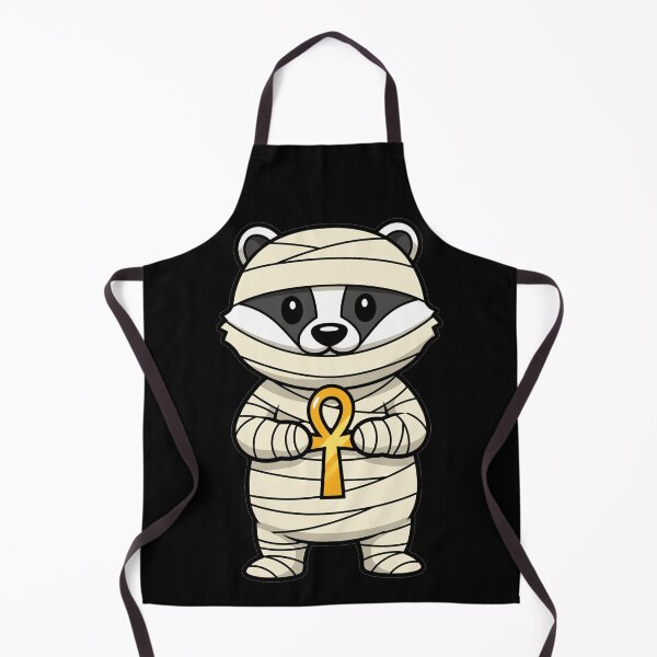 Item preview, Cute Mummy Raccoon with Golden Egyptian Ankh designed and sold by k3rstman1.