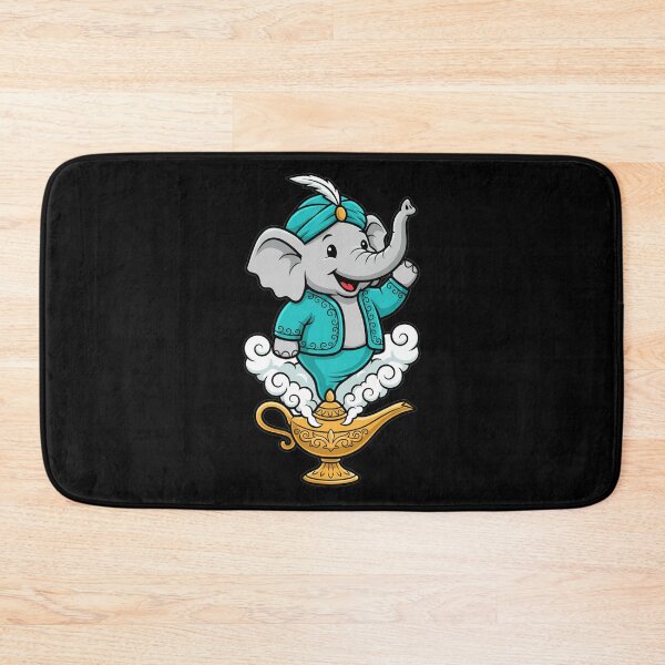 Item preview, Cute Elephant Genie Emerging From Magic Lamp designed and sold by k3rstman1.