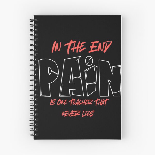 Item preview, In The End Pain Is One Teacher That Never Lies Quote Design | Deep Motivational Typography designed and sold by FloraMyst.