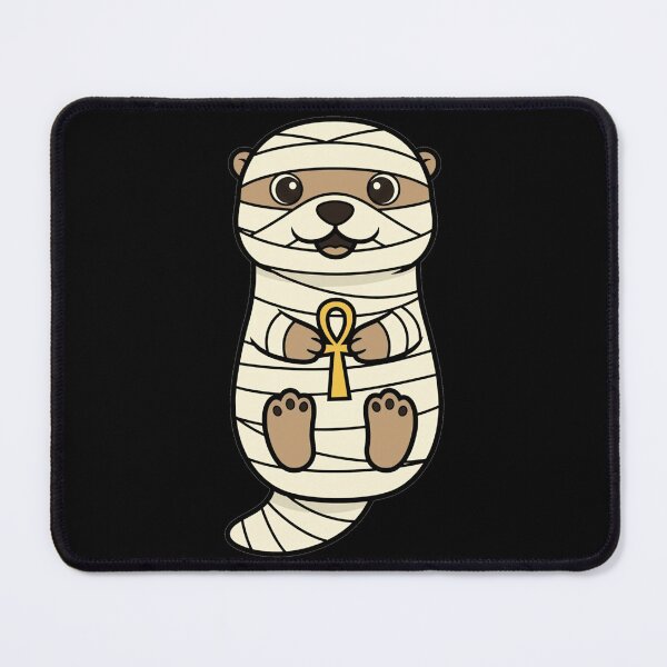 Item preview, Cute Mummy Otter Kawaii Halloween Egyptian Ankh designed and sold by k3rstman1.
