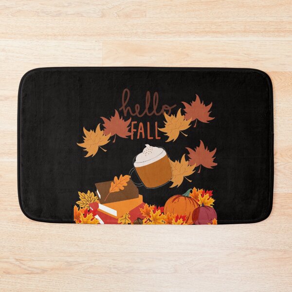 Item preview, Hello Fall Cozy Autumn Leaves designed and sold by KelliesCorner.