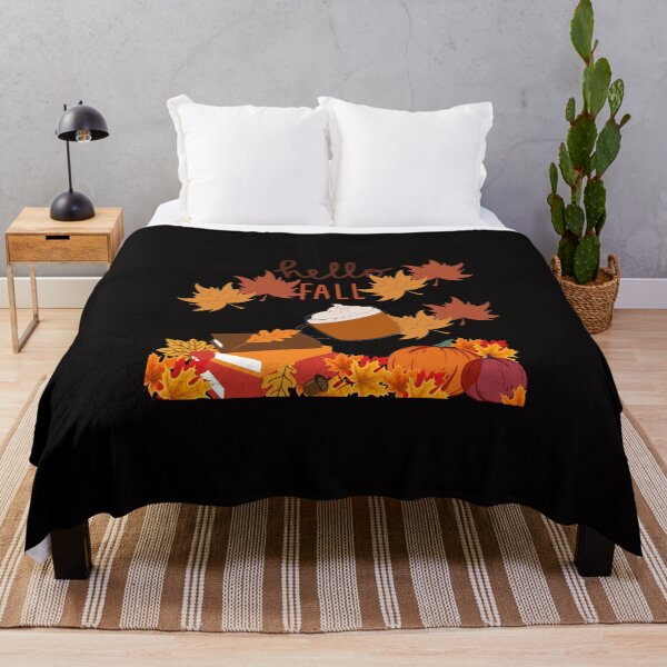 Item preview, Hello Fall Cozy Autumn Leaves designed and sold by KelliesCorner.