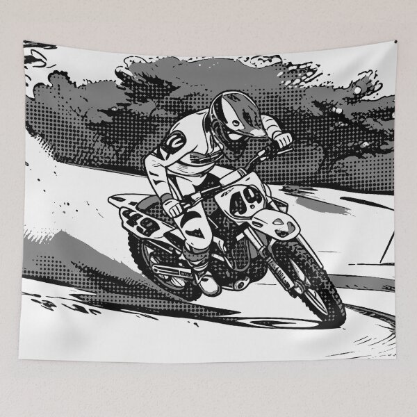 Item preview, The Race - Motocross Rider designed and sold by NaturePrints.