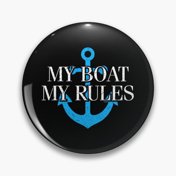 Item preview, My Boat My Rules - Funny Boat Sailing Captain Gift designed and sold by keviacevarya.