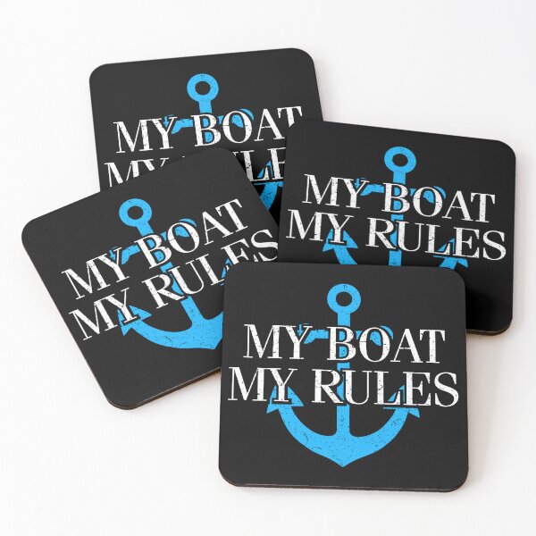 Item preview, My Boat My Rules - Funny Boat Sailing Captain Gift designed and sold by keviacevarya.
