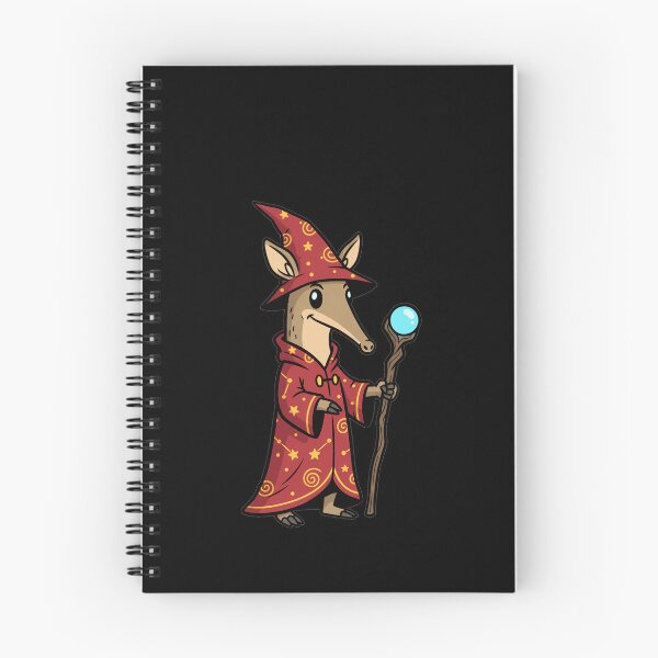 Item preview, Whimsical Aardvark Wizard Mage with Magic Staff designed and sold by k3rstman1.