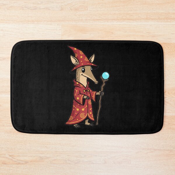 Item preview, Whimsical Aardvark Wizard Mage with Magic Staff designed and sold by k3rstman1.