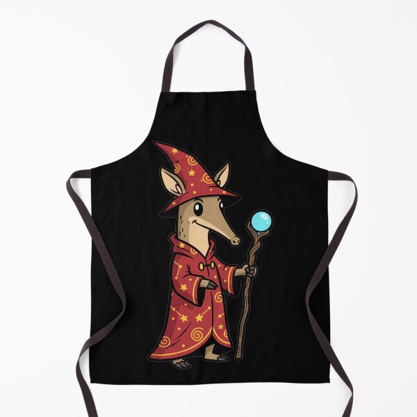 Item preview, Whimsical Aardvark Wizard Mage with Magic Staff designed and sold by k3rstman1.