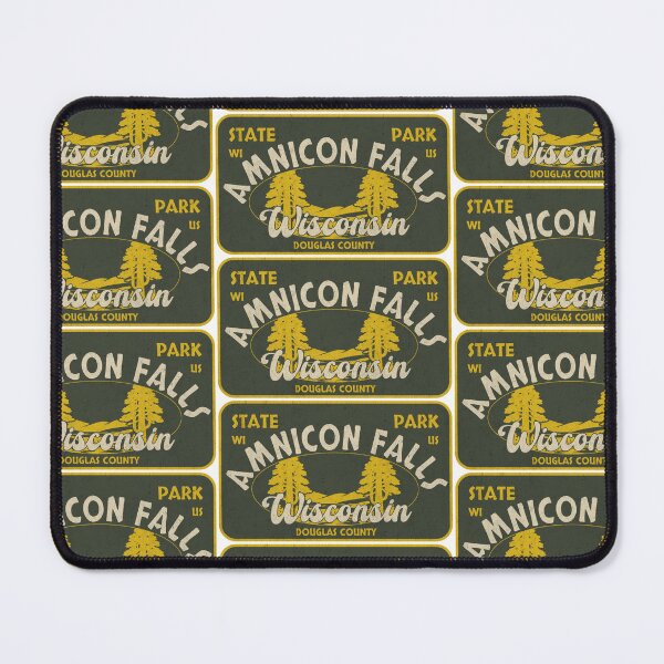 Item preview, Amnicon Falls State Park, Douglas County, Wisconsin, badge design designed and sold by Wanderful-roads.