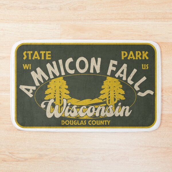 Item preview, Amnicon Falls State Park, Douglas County, Wisconsin, badge design designed and sold by Wanderful-roads.