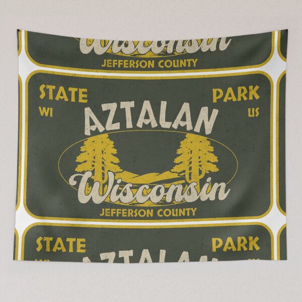 Item preview, Aztalan State Park, Jefferson County, Wisconsin, badge design designed and sold by Wanderful-roads.