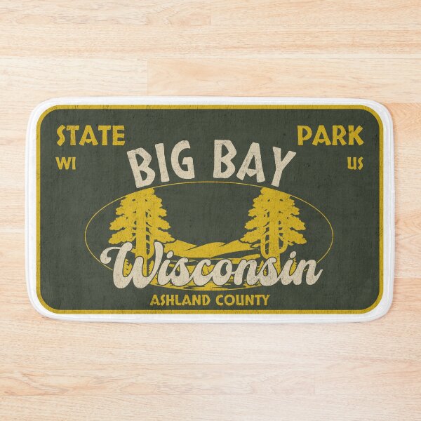 Item preview, Big Bay State Park, Ashland County, Wisconsin, badge design designed and sold by Wanderful-roads.