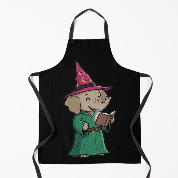 Item preview, Cute Baby Elephant Wizard with Magic Book designed and sold by k3rstman1.