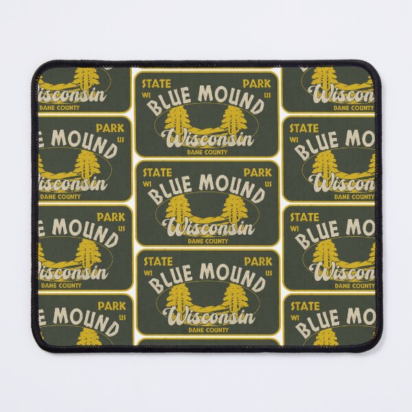 Item preview, Blue Mound State Park, Dane County, Wisconsin, badge design designed and sold by Wanderful-roads.