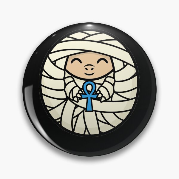 Item preview, Cute Kawaii Mummy with Ancient Egyptian Ankh designed and sold by k3rstman1.