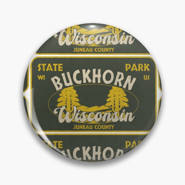 Item preview, Buckhorn State Park, Juneau County, Wisconsin, badge design designed and sold by Wanderful-roads.