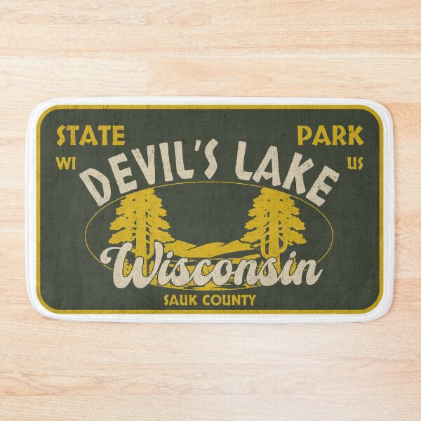 Item preview, Devil's Lake State Park, Sauk County, Wisconsin, badge design designed and sold by Wanderful-roads.