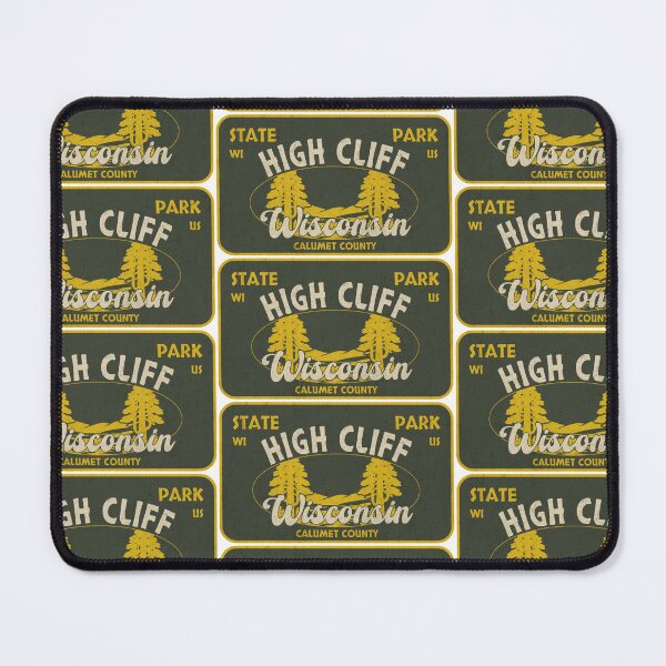 Item preview, High Cliff State Park, Calumet County, Wisconsin, badge design designed and sold by Wanderful-roads.