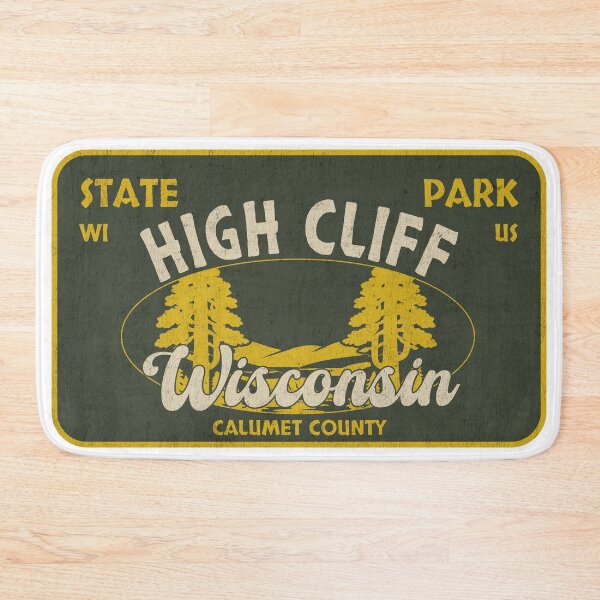 Item preview, High Cliff State Park, Calumet County, Wisconsin, badge design designed and sold by Wanderful-roads.