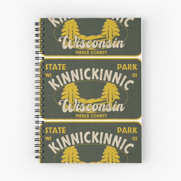 Item preview, Kinnickinnic State Park, Pierce County, Wisconsin, badge design designed and sold by Wanderful-roads.