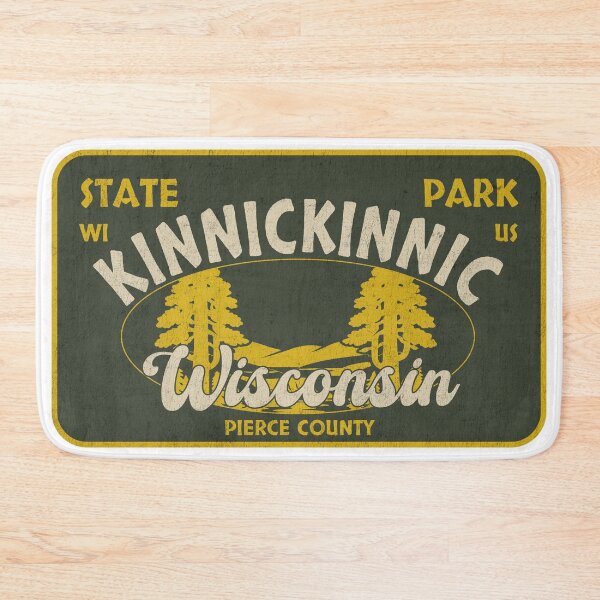 Item preview, Kinnickinnic State Park, Pierce County, Wisconsin, badge design designed and sold by Wanderful-roads.