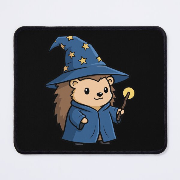 Item preview, Cute Wizard Hedgehog with Magic Wand and Hat designed and sold by k3rstman1.