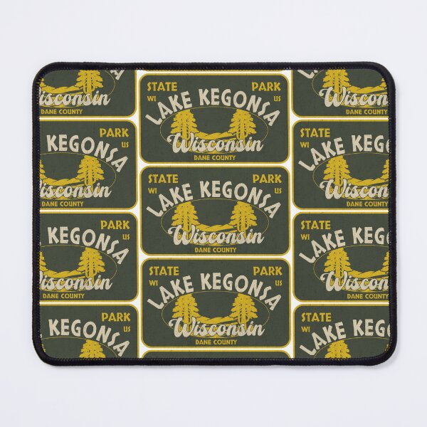 Item preview, Lake Kegonsa State Park, Dane County, Wisconsin, badge design designed and sold by Wanderful-roads.