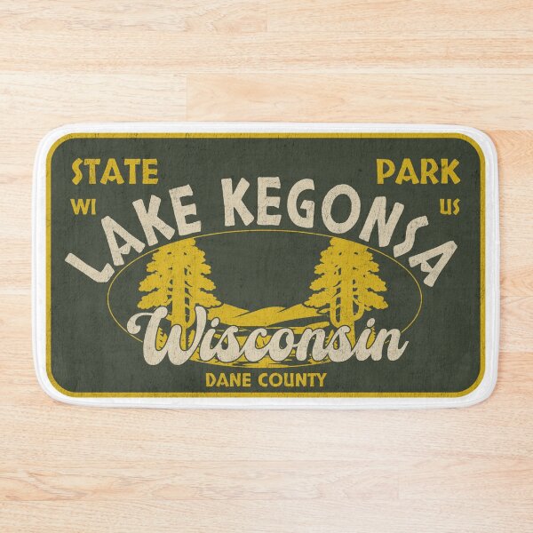 Item preview, Lake Kegonsa State Park, Dane County, Wisconsin, badge design designed and sold by Wanderful-roads.