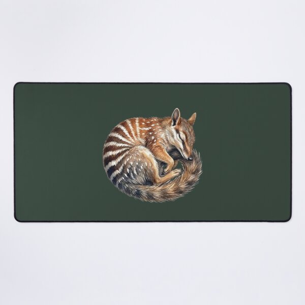 Item preview, Sleeping Numbat Illustration - Curled Up Australian Marsupial Nature Art designed and sold by Wennebabs.