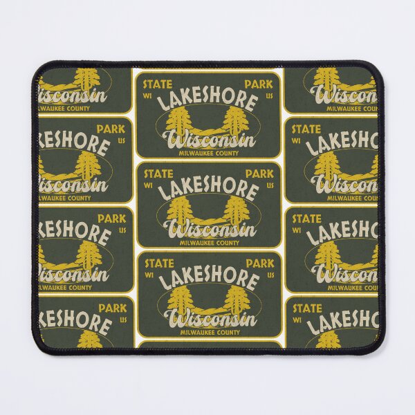 Item preview, Lakeshore State Park, Milwaukee County, Wisconsin, badge design designed and sold by Wanderful-roads.