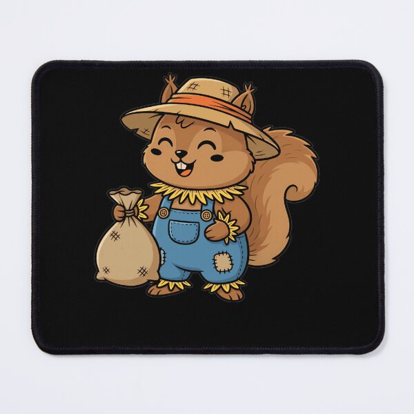 Item preview, Cute Squirrel Scarecrow Autumn Harvest Theme designed and sold by k3rstman1.