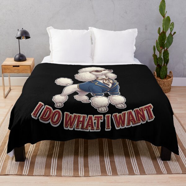 Item preview, I Do What I Want Poodle Diva Design designed and sold by Tong4130.