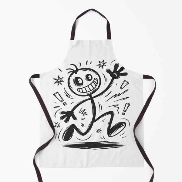 Item preview, Happy Energetic Stick Figure Doodle designed and sold by StormVape.