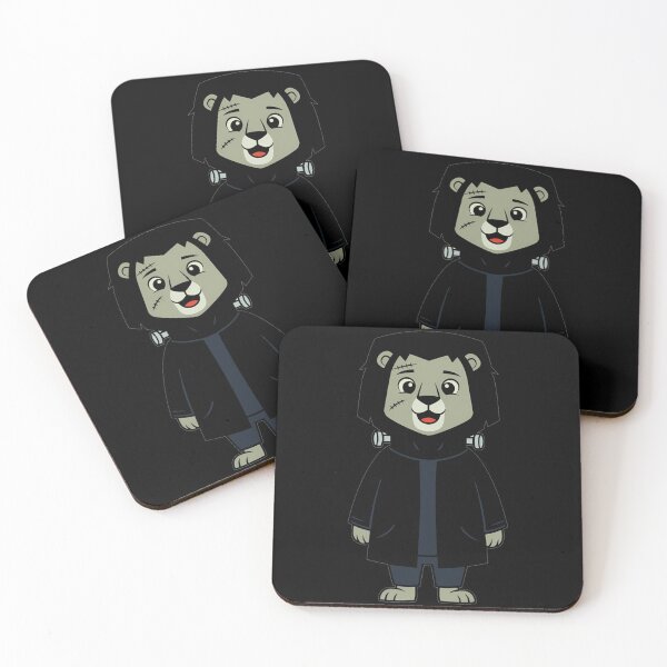Item preview, Cute Frankenstein Lion Halloween Cartoon Monster designed and sold by k3rstman1.