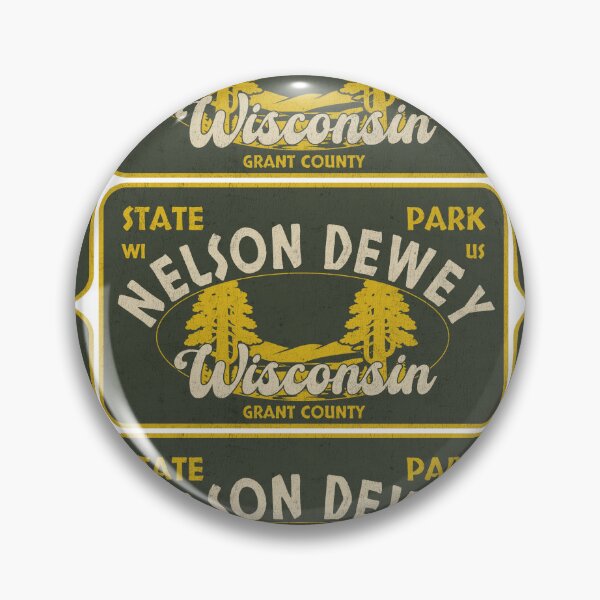 Item preview, Nelson Dewey State Park, Grant County, Wisconsin, badge design designed and sold by Wanderful-roads.