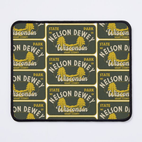 Item preview, Nelson Dewey State Park, Grant County, Wisconsin, badge design designed and sold by Wanderful-roads.