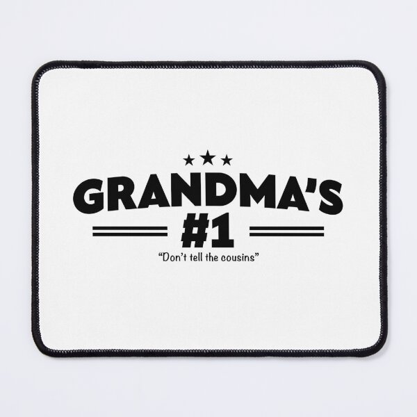 Item preview, Grandma's #1 Favorite Grandchild Funny Quote Black designed and sold by PixelGrafiks.